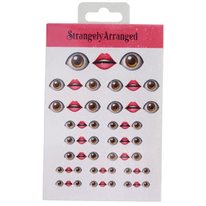Eye-Mouth-Eye Sticker Sheet