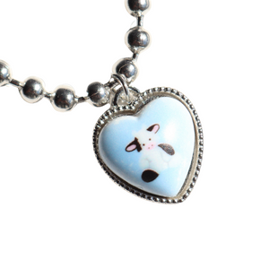 Lil' Cow Ball Chain Necklace