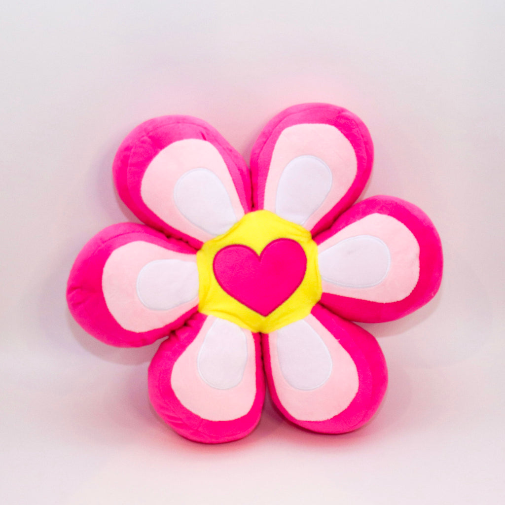 Flower Power Pillow - Pink