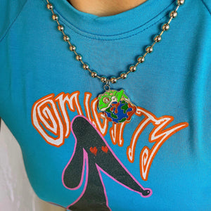 Frog World Ball Chain Necklace